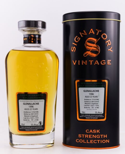 Glenallachie 1996/2018 Sig CS - Cask No. 5253+5254 - 700ml