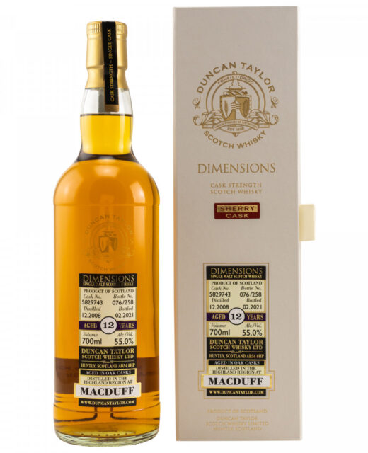 Macduff 2008/2021 - 12 y.o. - #5829743 - Dimensions (Duncan Taylor) - 700ml