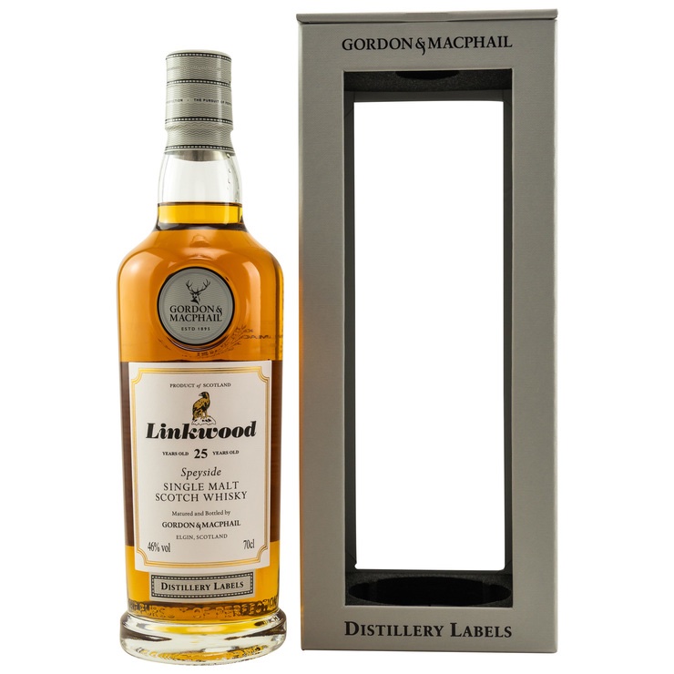 Linkwood 25 y. o. Gordon & MacPhail Distillery Labels