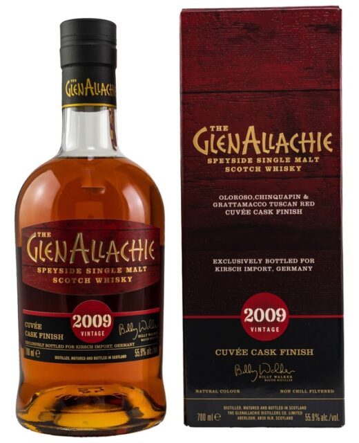 Oloroso, Chinquapin & Grattamacco Tuscan Red Cuvée Cask Finish 2009/2021 The GlenAllachie Speyside Single Malt Scotch Whisky