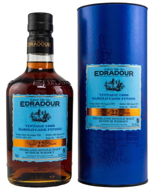 Edradour 22 y.o. Barolo Cask Finish Highland Single Malt Scotch Whisky