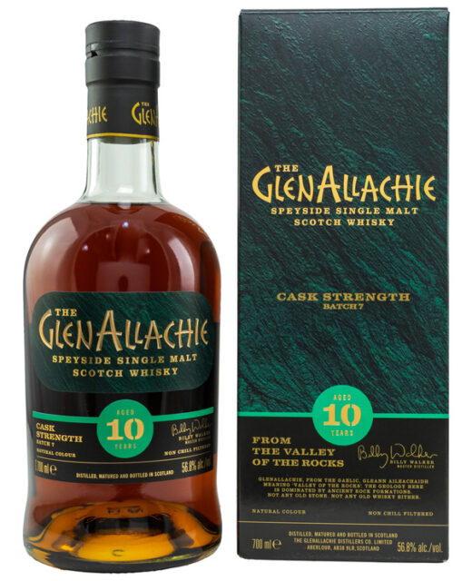 GlenAllachie 10 y.o. Cask Strength Batch 7 Speyside Single Malt Scotch Whisky