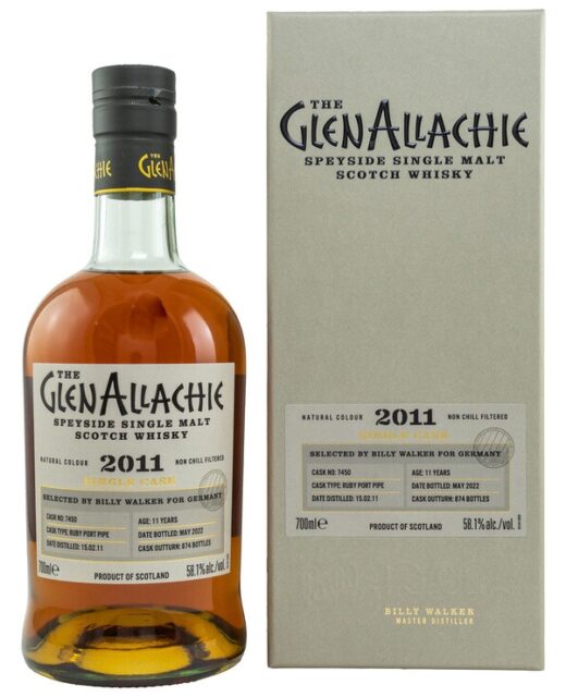 GlenAllachie Ruby Port Pipe 2011/2022 11yo Single Cask