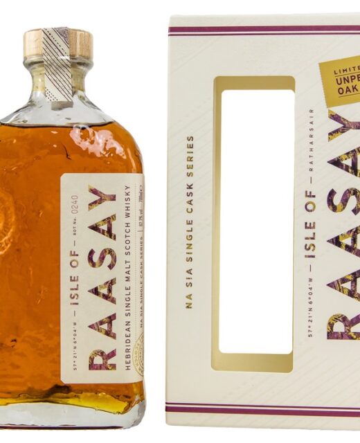 Isle of Raasay Unpeated Chinkapin Oak Cask Hebridean Single Malt Scotch Whisky Na Sia Single Cask Series - unpeated