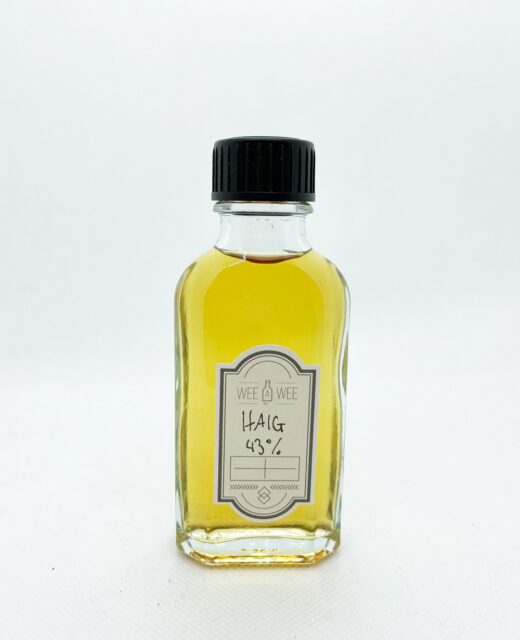 Haig Gold Label 70er Jahre Backside Label Gold Cup 43% 0,7l