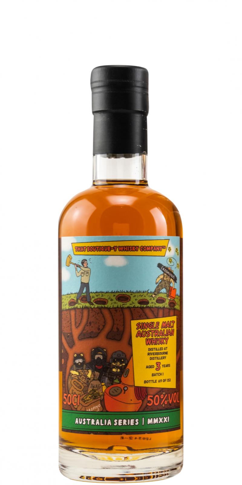 Riverbourne Batch 1 - 3 Jahre mit 50,0% - That Boutique-y Whisky