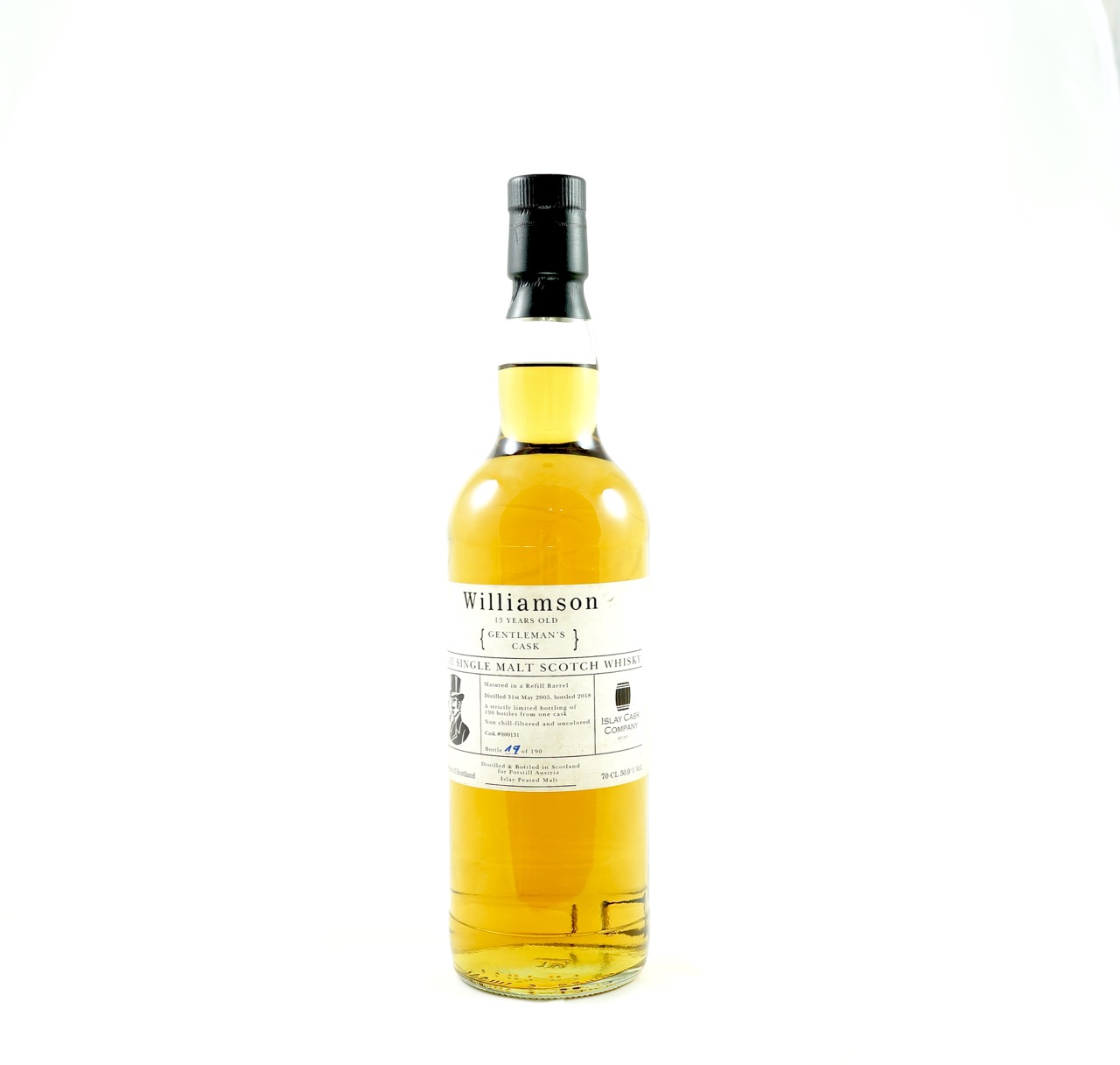 Gentleman’s Cask – Williamson Single Malt, 13 Jahre