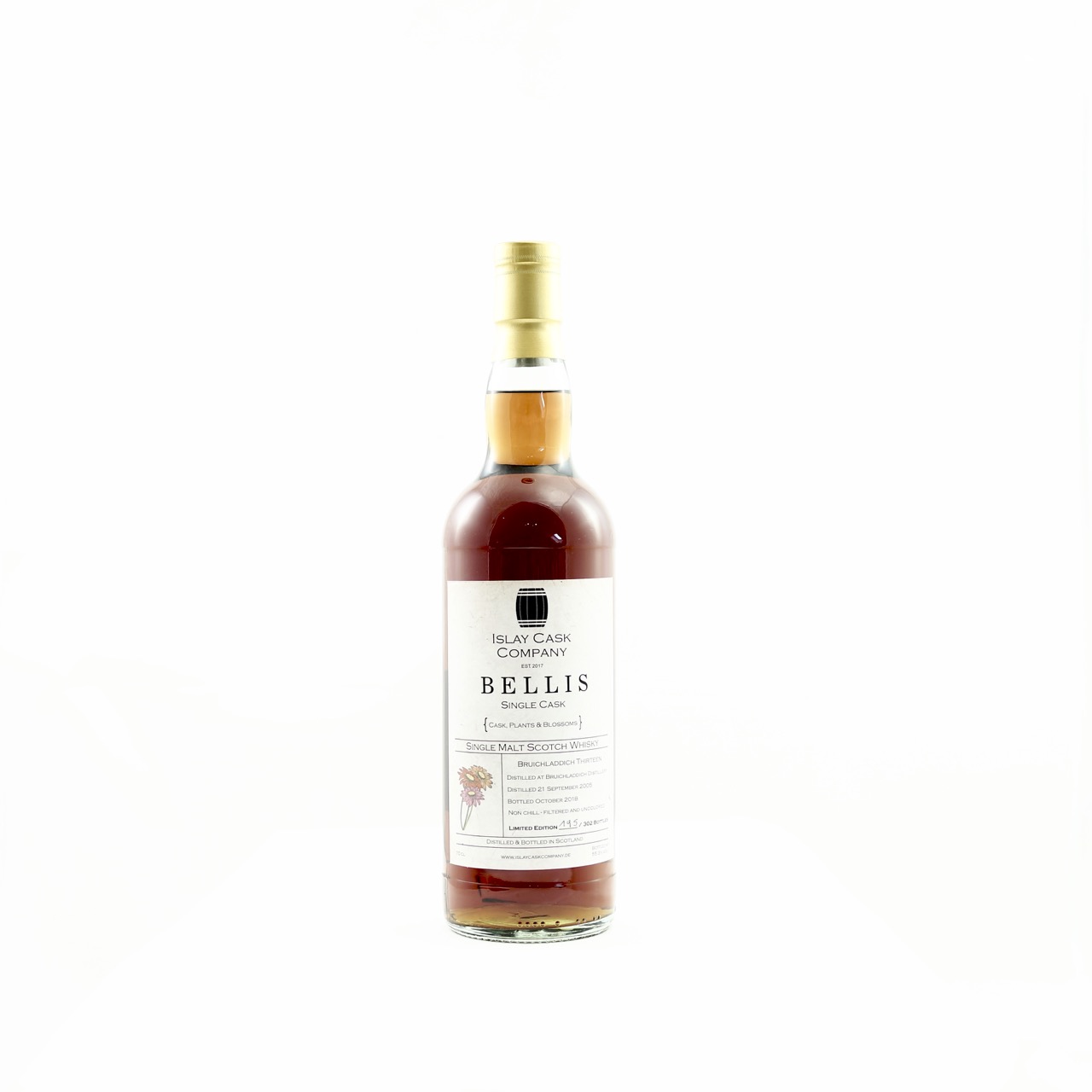 Bellis – Bruichladdich Single Cask, 13 Jahre, Sherry Cask